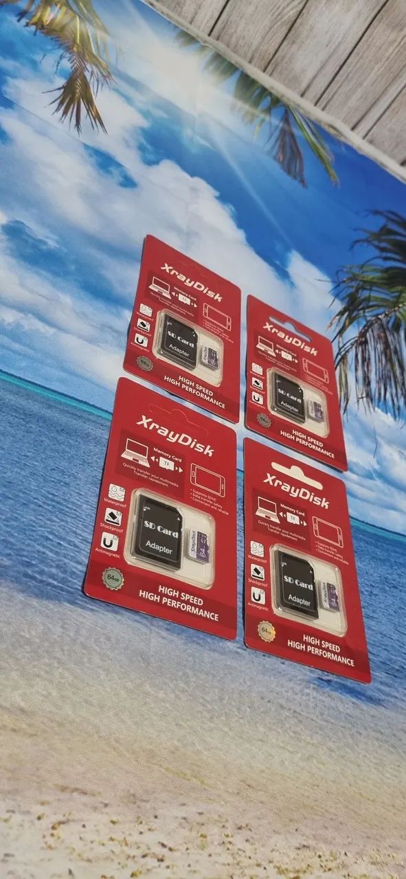 3 unids Cartão SD ORIGINAL XRayDisk 64Gb - Foto 2