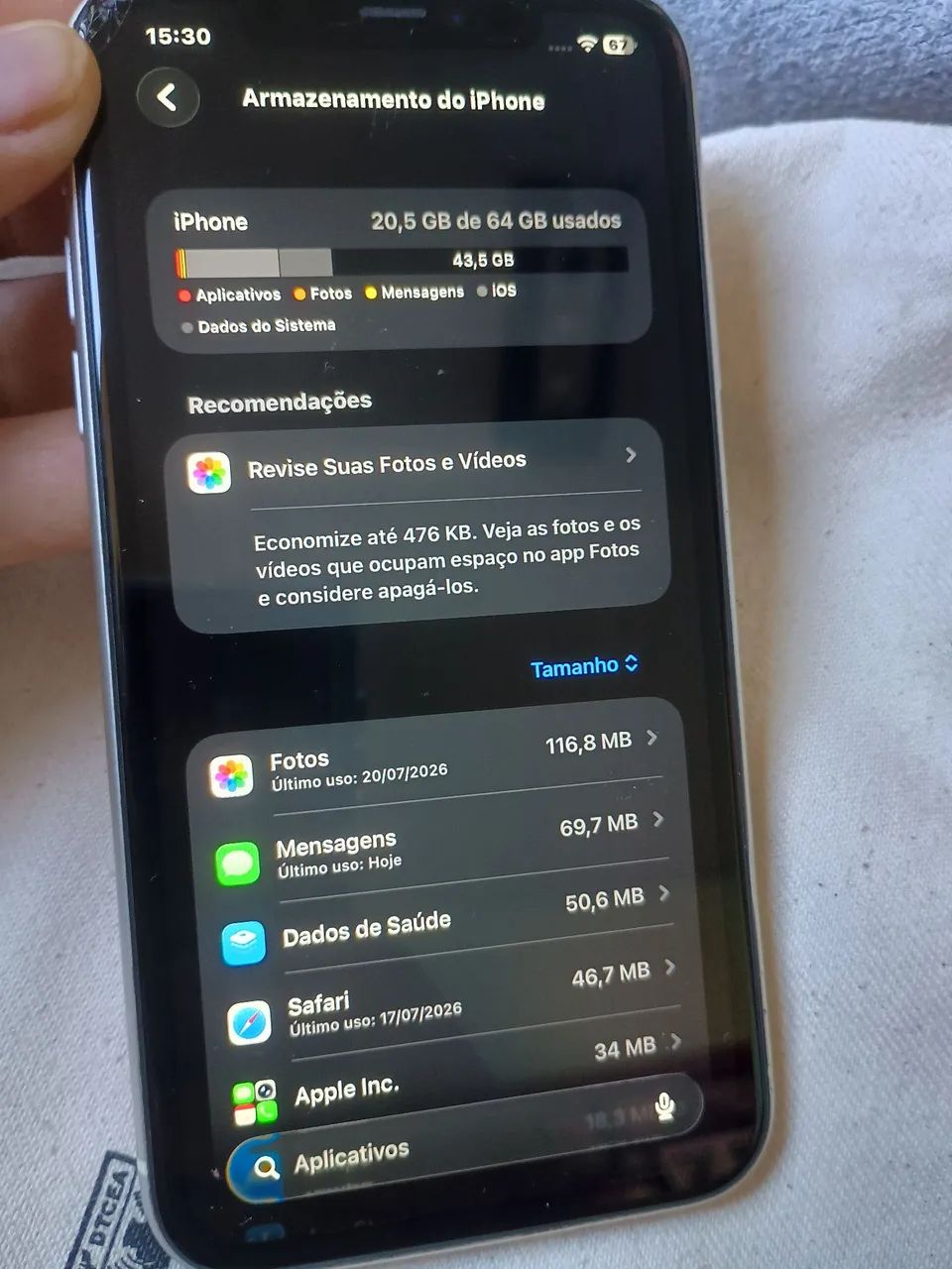 iPhone 11 Branco 64gb - Foto 4