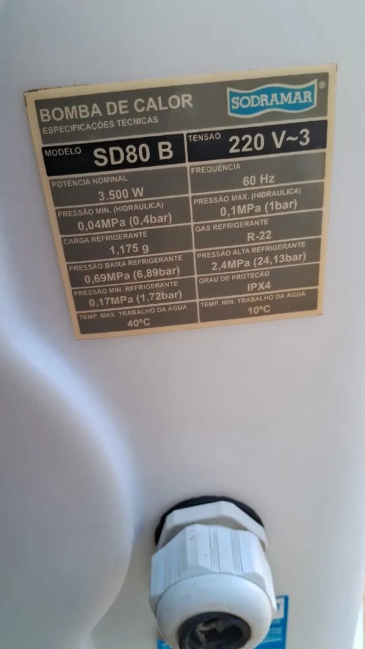 Aquecedor Sodramar SD 80 B - Com 90 dias de garantia - Foto 5