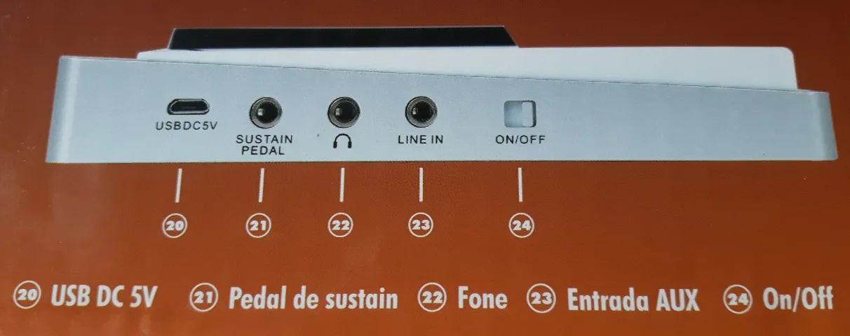 Teclado sensitivo 61 teclas Spring - Foto 5
