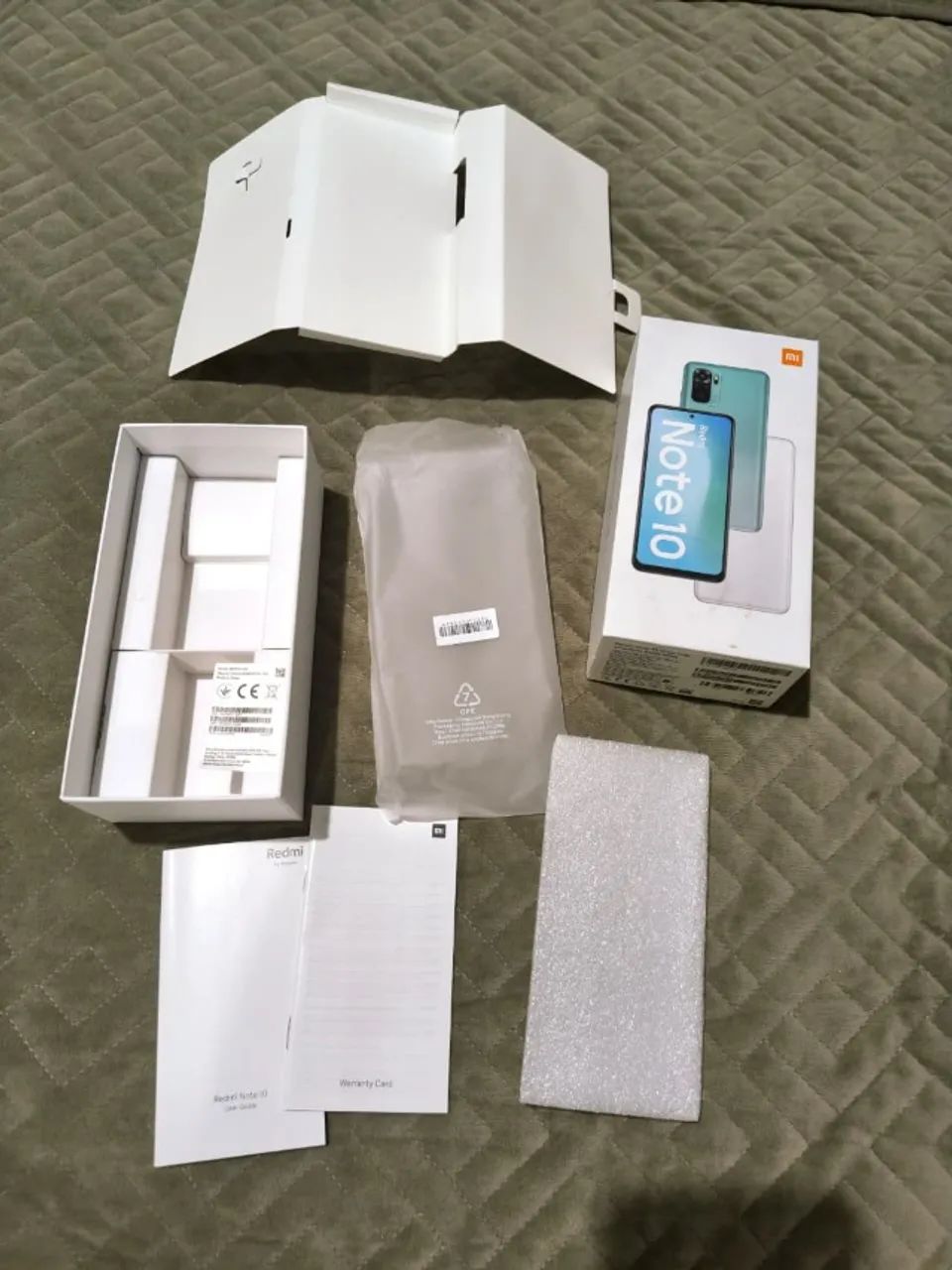 Caixa de celular completa vazia xiaomi redmi note 10 e 11 com capinhas de brinde - Foto 3