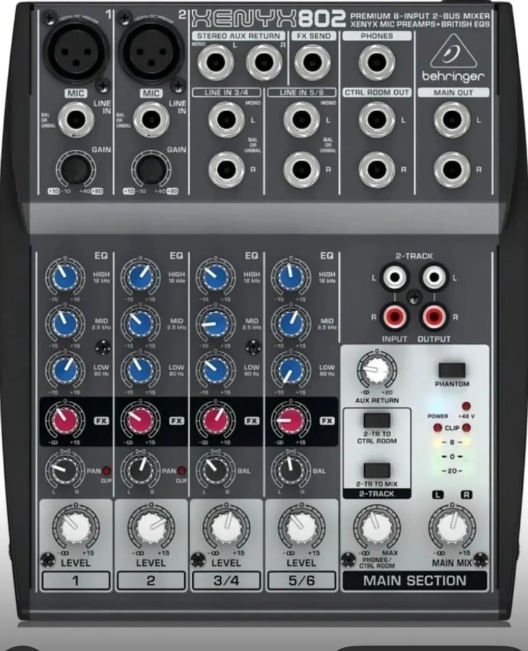 Console de Mixagem Behringer Xenyx 802 - Foto 2