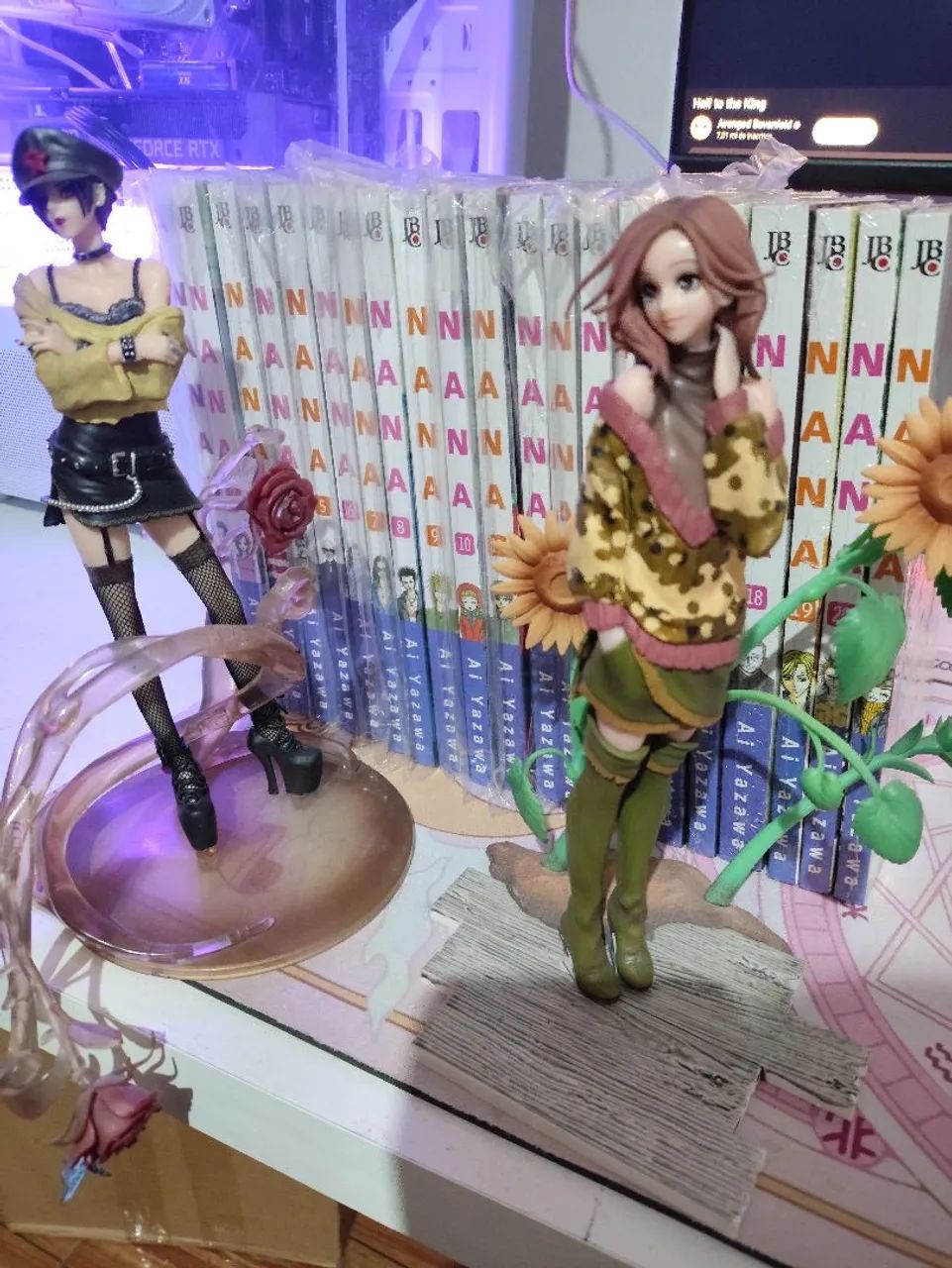 Nana 1 ao 21 (6 lacrados) + 2 figures 