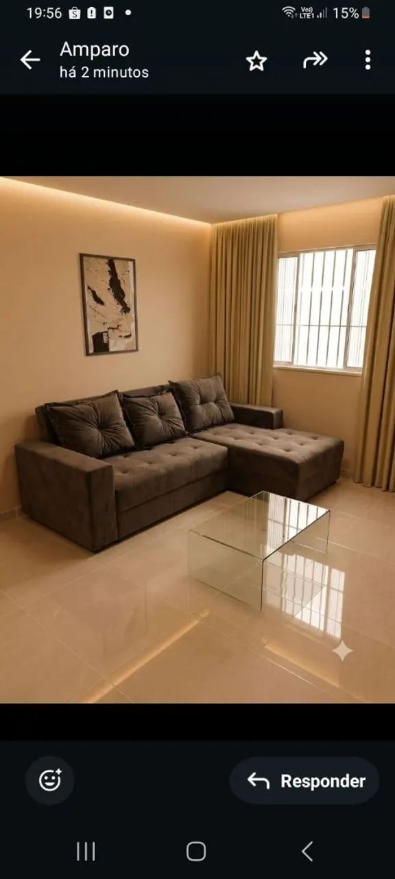 Sofá pronta entrega  várias cores disponíveis, contato 98- *  - Foto 2