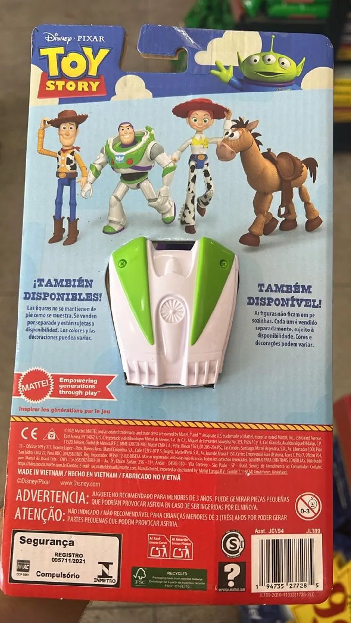 Bonecos Toy Story - Woody e Buzz Lightyear Original Mattel  - Foto 5