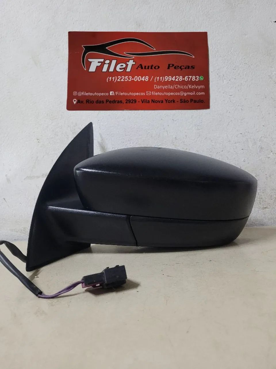 Retrovisor esquerdo Gol G6 2012 a 2018