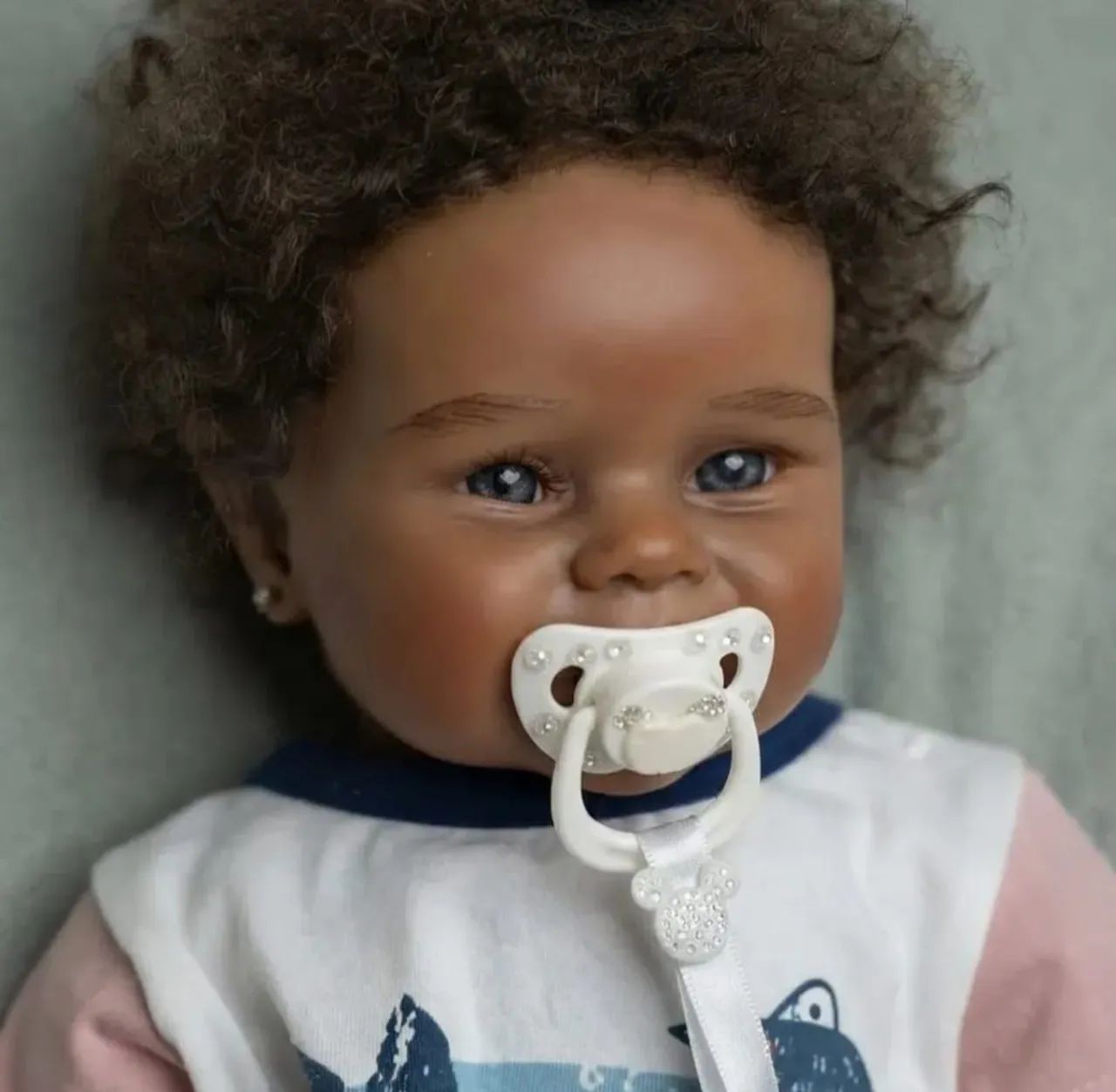 Bebê reborn Maddie afro