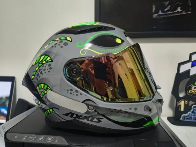 OPORTUNIDADE capacete axxis panther o mais top