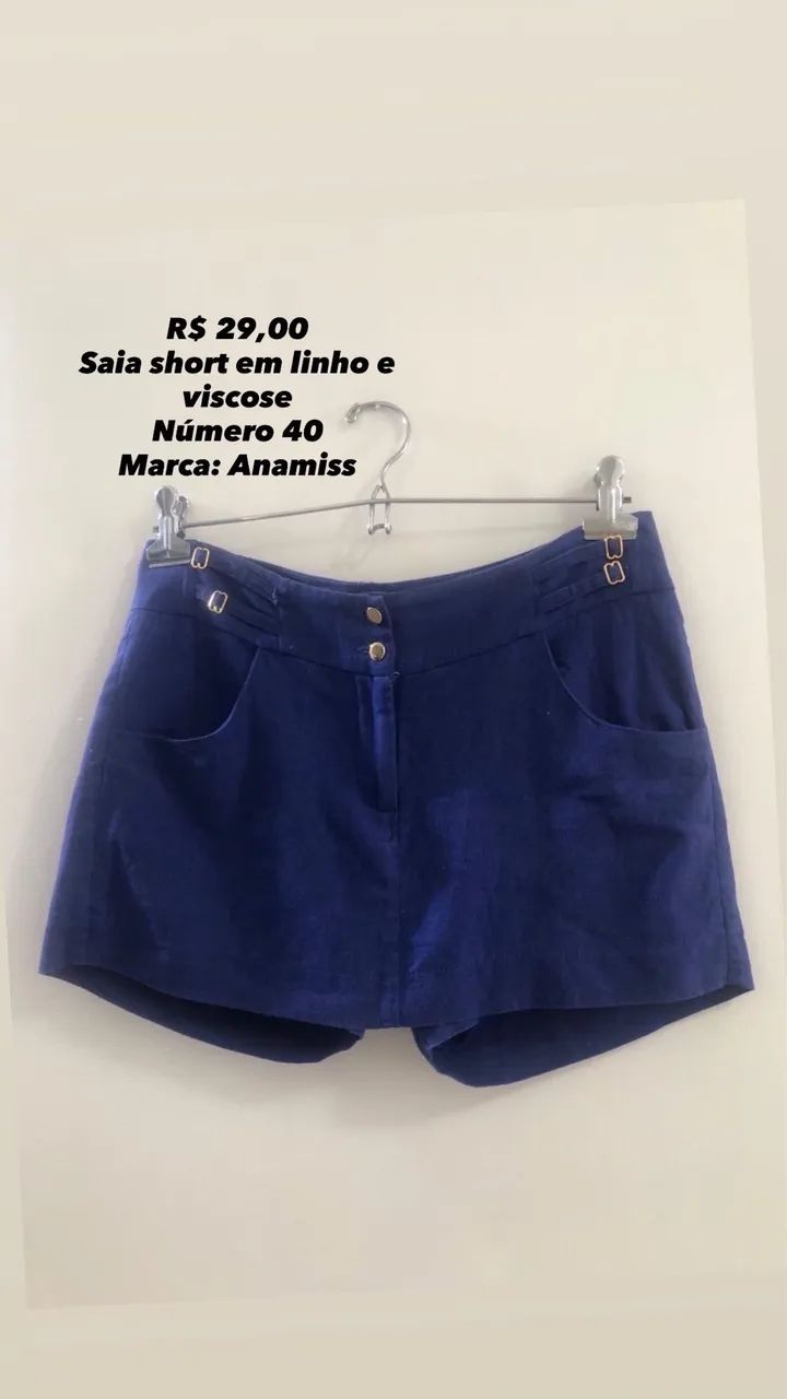 Saia short Número 40 Anamiss - Foto 3