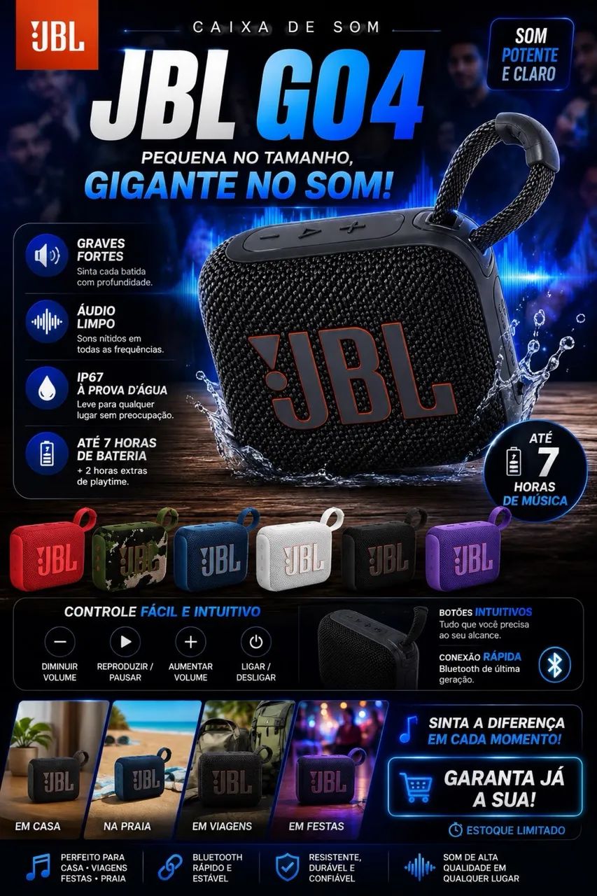 Caixa de som JBL 