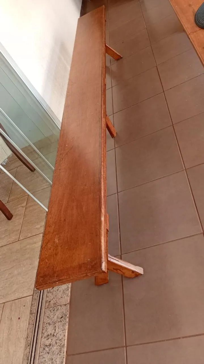 Bancos de 3 metros Madeira maciça  - Foto 2