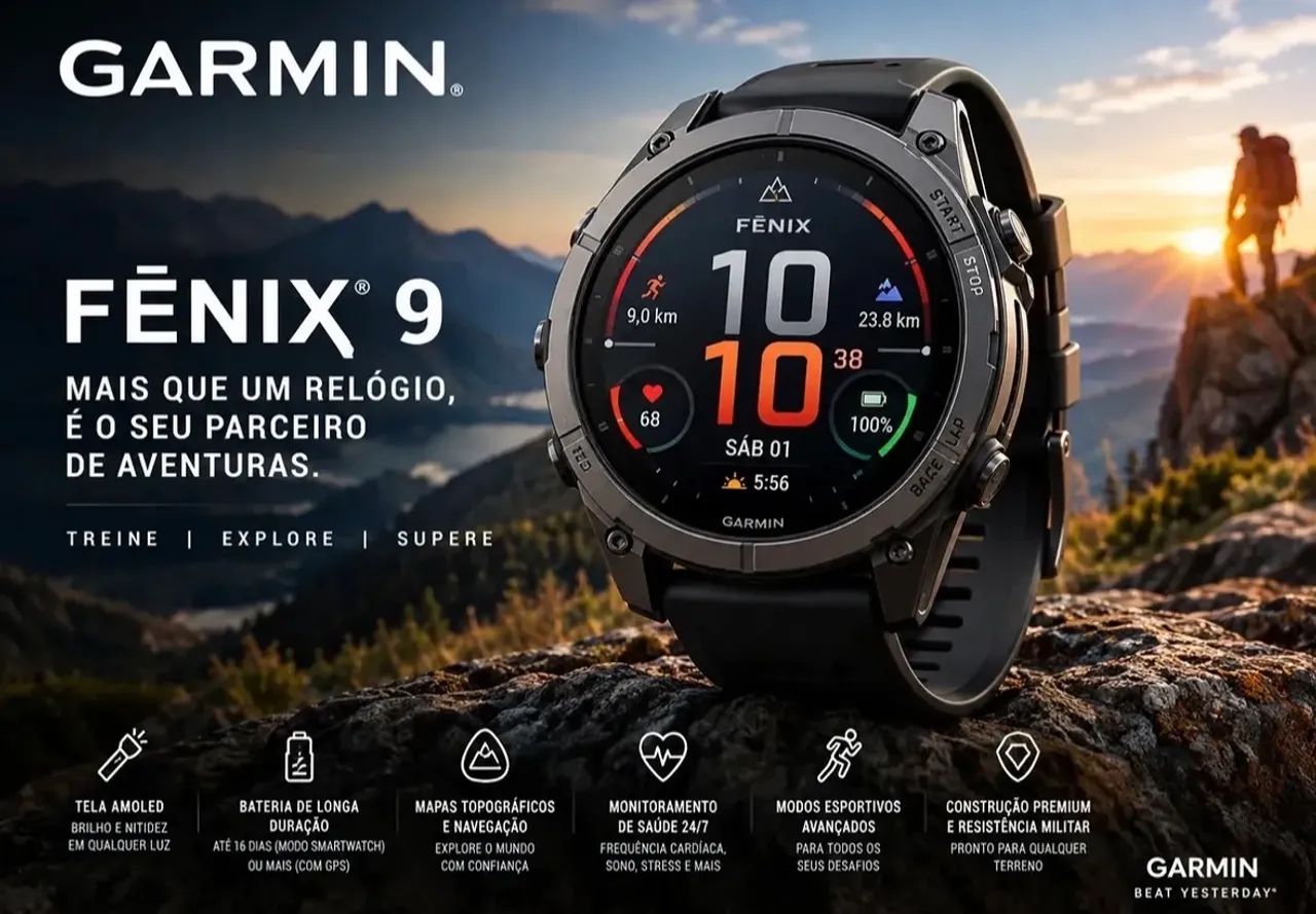 Relógio Garmim Fênix 9