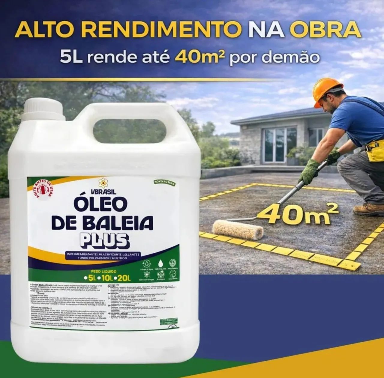 Impermeabilizante Óleo de Baleia Vbrasil Original  - Foto 2