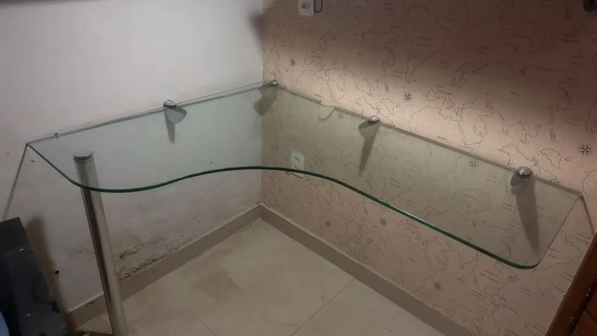 Mesa de Vidro Tok Stok 