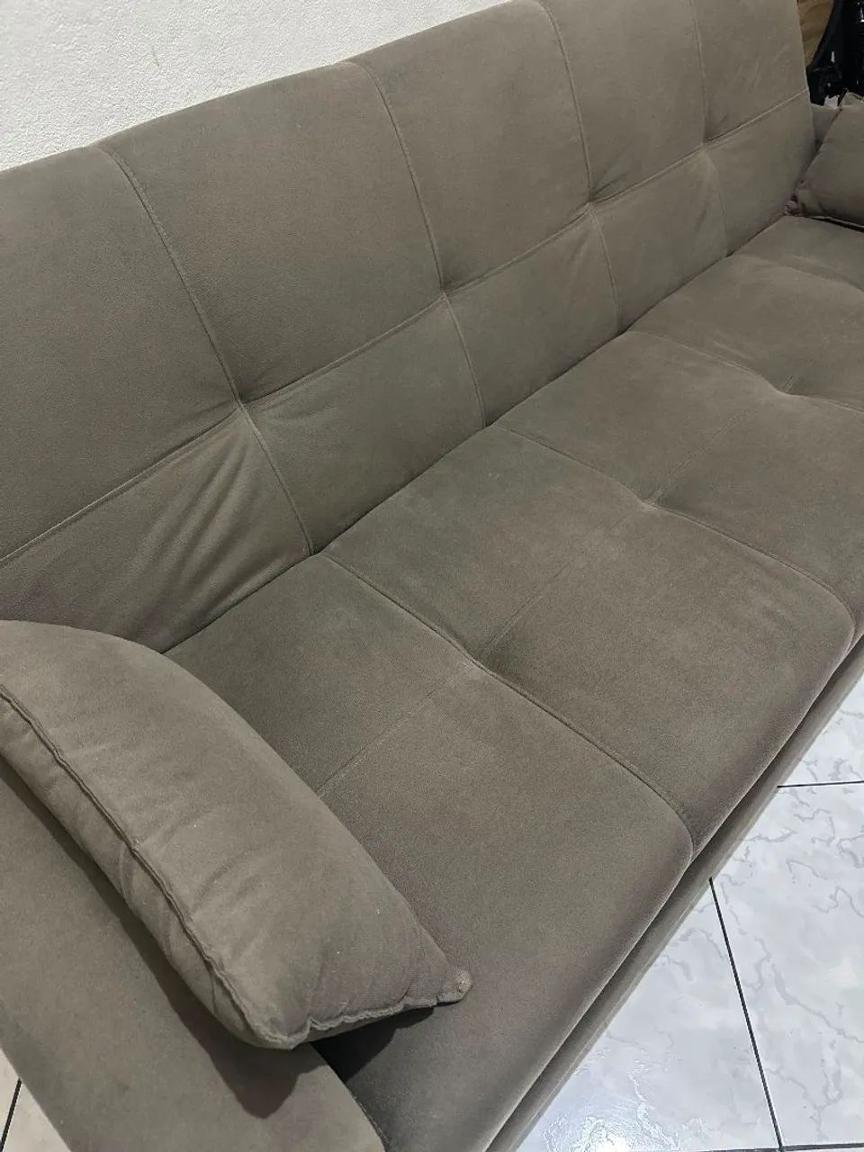 Sofá cama retrátil 3 lugares
