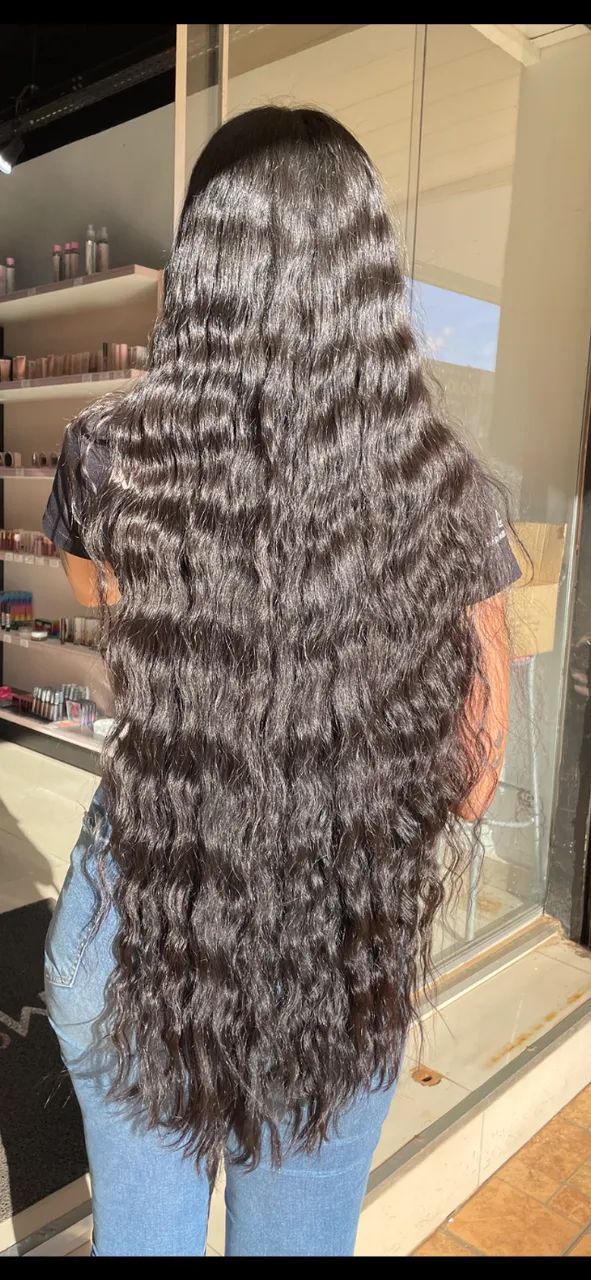 Cabelo ondulado 104cm - Foto 2