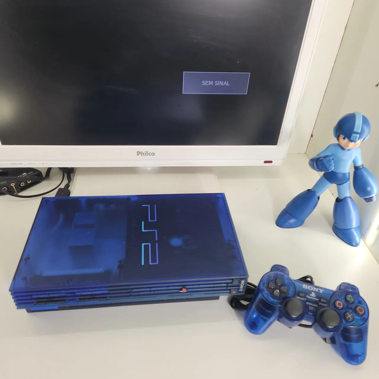 Playstation 2 ocean blue original japao 