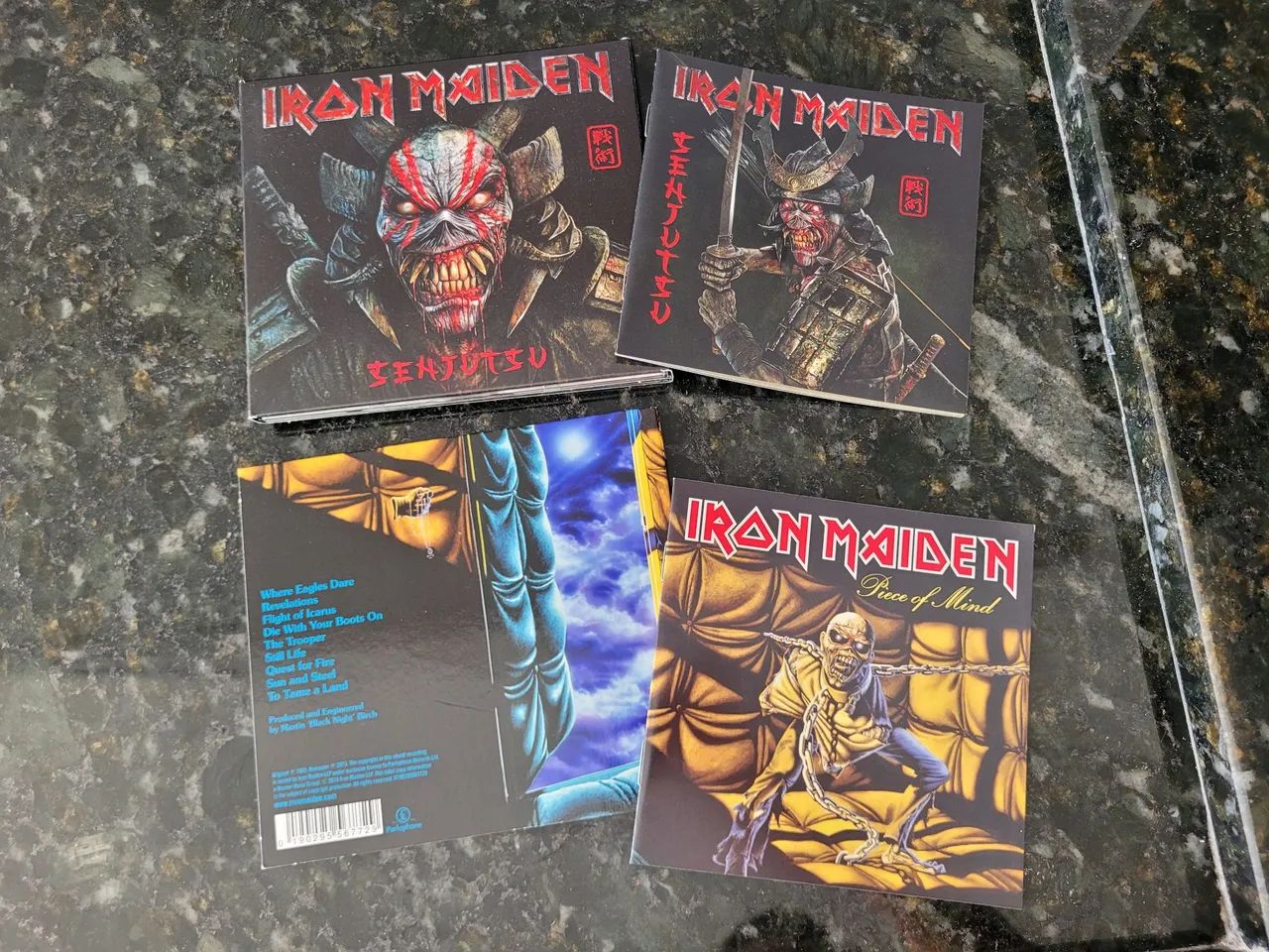 CDs Iron Maiden - Piece of Mind e Senjutsu - Digipack - CDs, DVDs