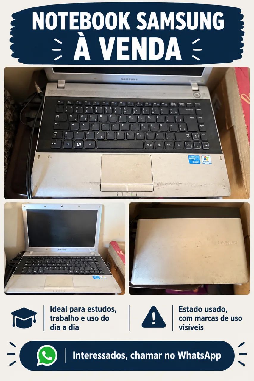 Vende-se notebook