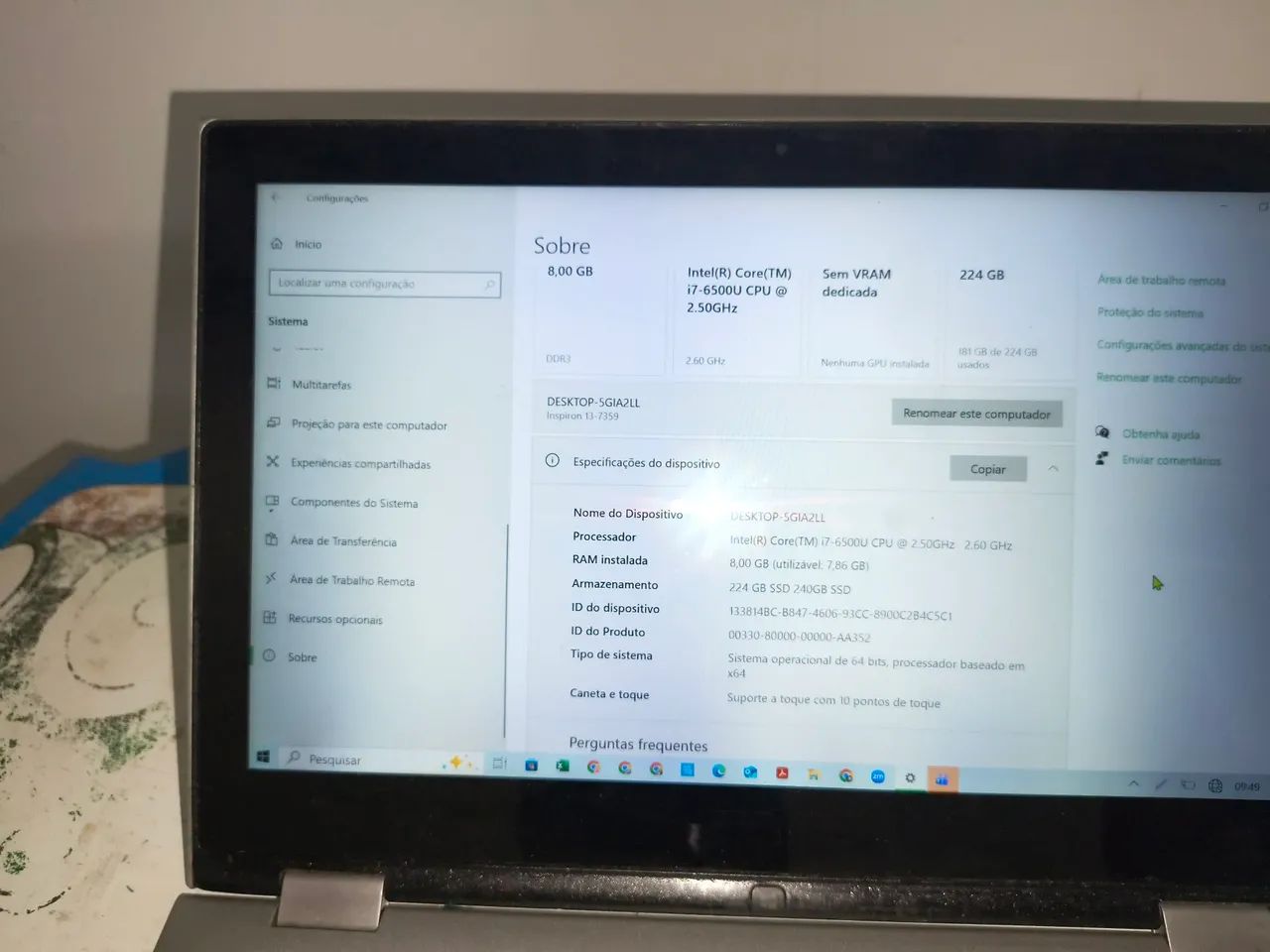 Notebook Dell Touch i7 - Foto 5