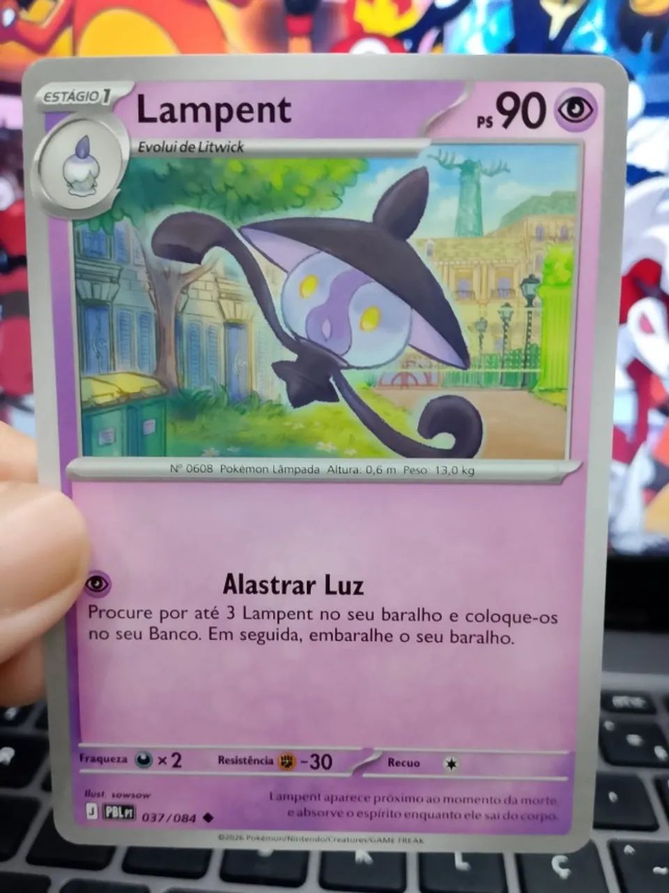 Carta Pokémon Lampet