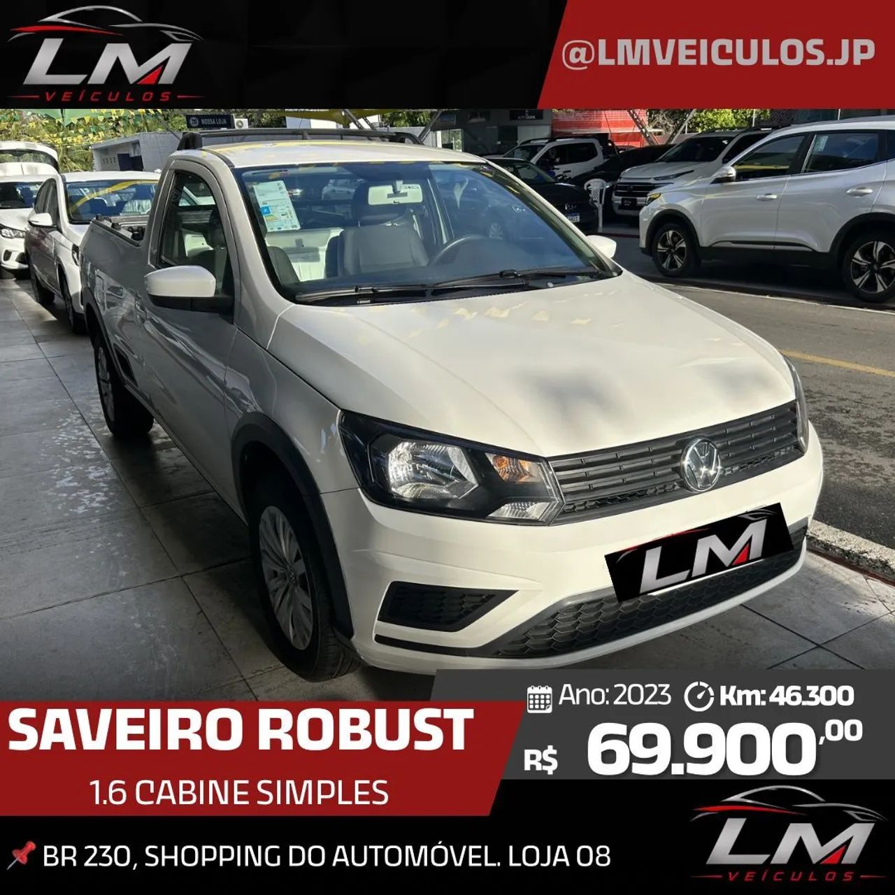 Volkswagen Saveiro Saveiro Robust 1.6 Total Flex 16V 2023