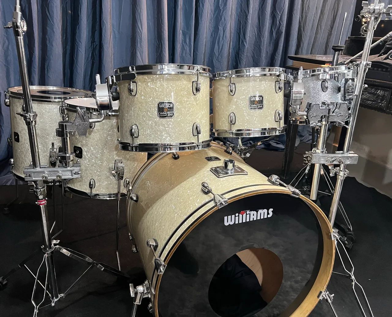 Bateria Gretsch Catalaina Birch Branco Pérola 08. 10. 12, 14, 16, 22?