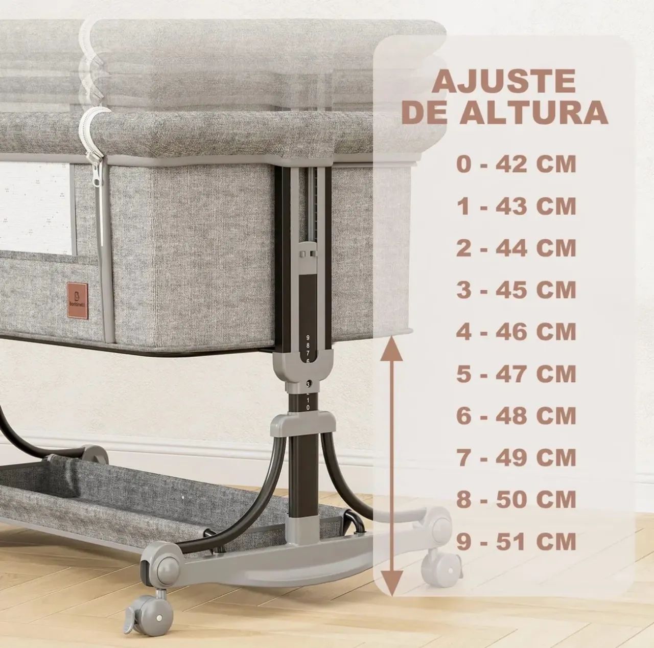 Berço portátil cobed NOVO - Foto 3