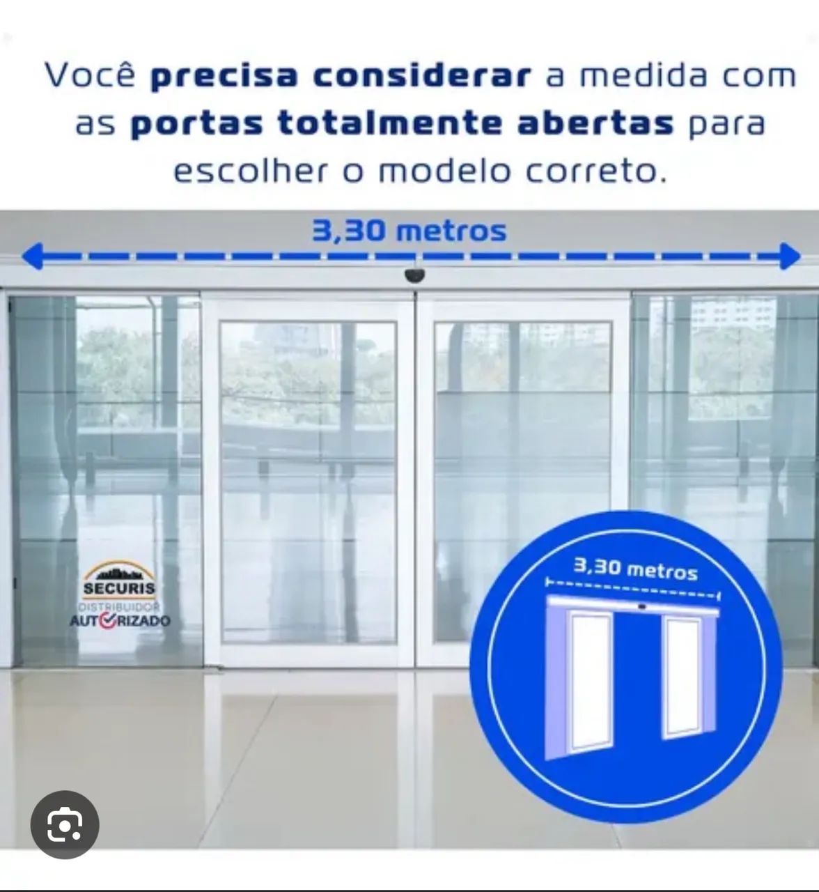 SENSOR DE PORTA AUTOMÁTICA 