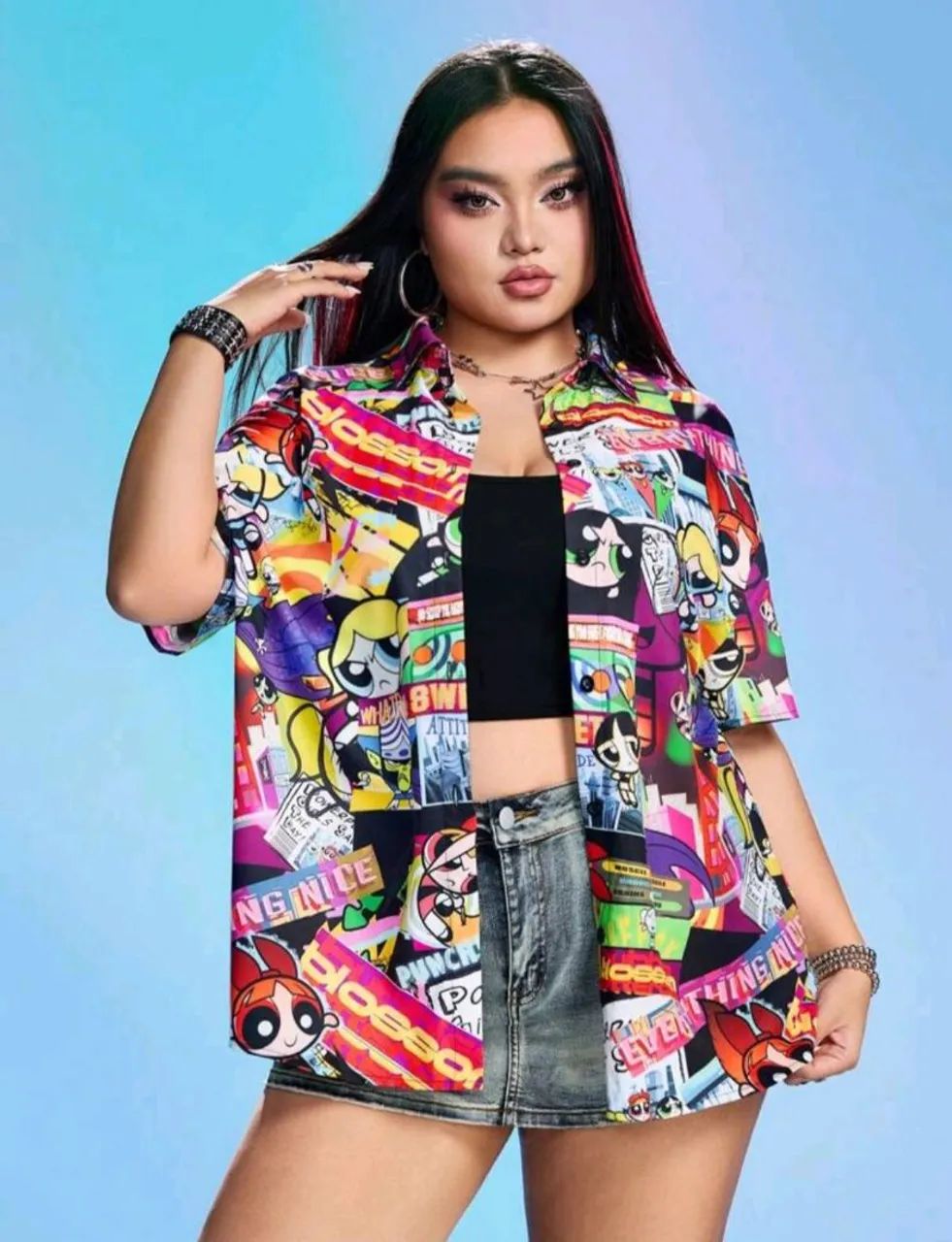 Camiseta feminina meninas super poderosas  - Foto 2