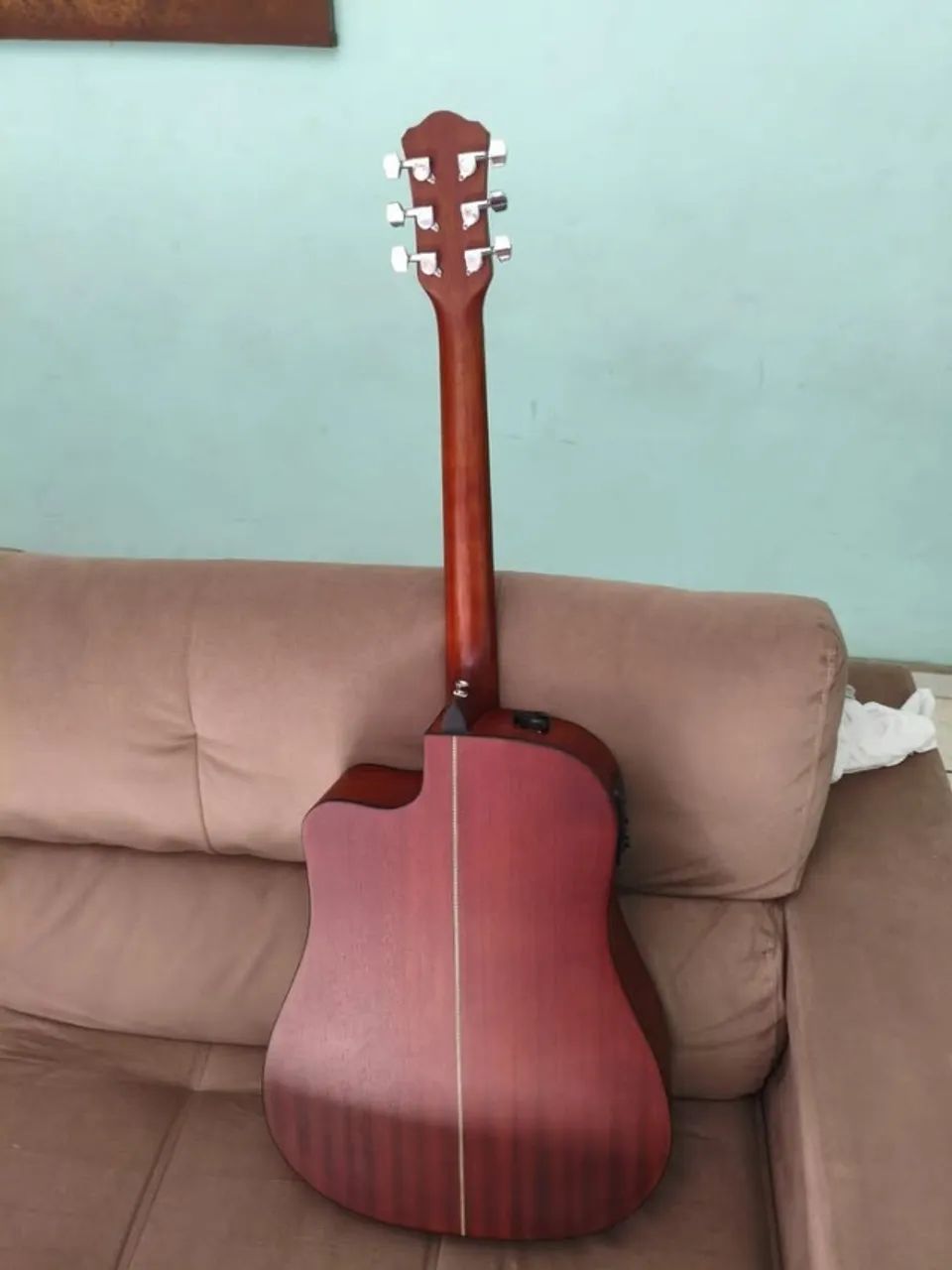 Violão Hofma Folk, passo cartão até 18x - Foto 4