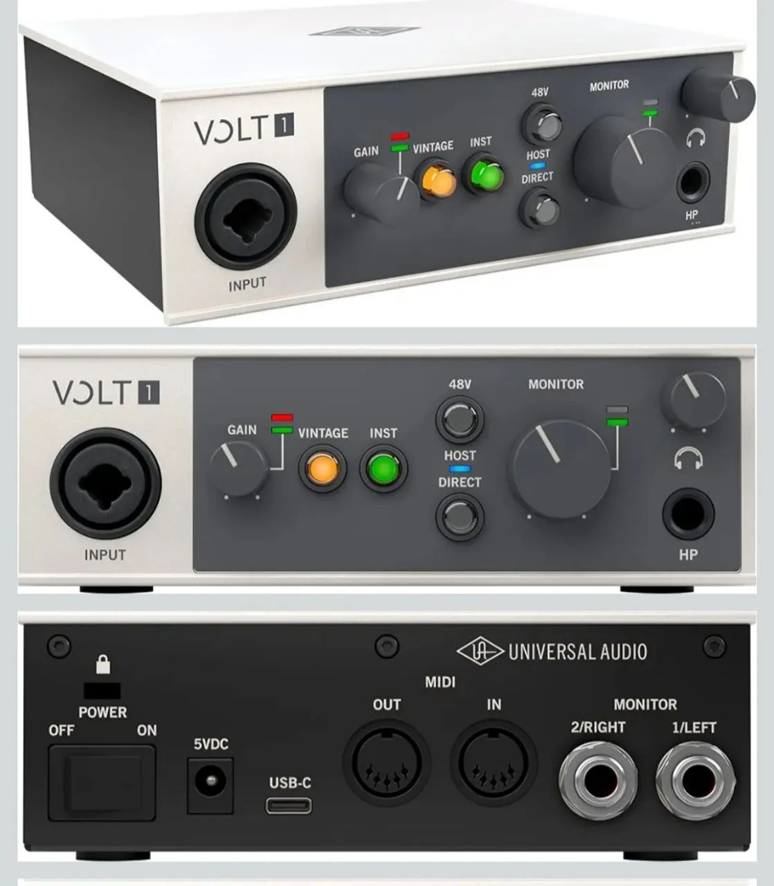 Universal Audio Volt 1 - Interfaz de audio USB produto novo - Foto 3