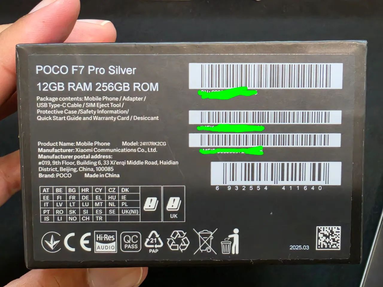 Xiaomi POCO F7 Pro 12GB 256GB - Celulares e Smartphones - Nova