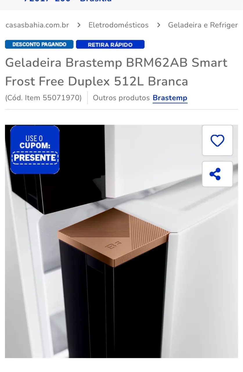 Geladeira Brastemp duplex 512 litros  - Foto 4