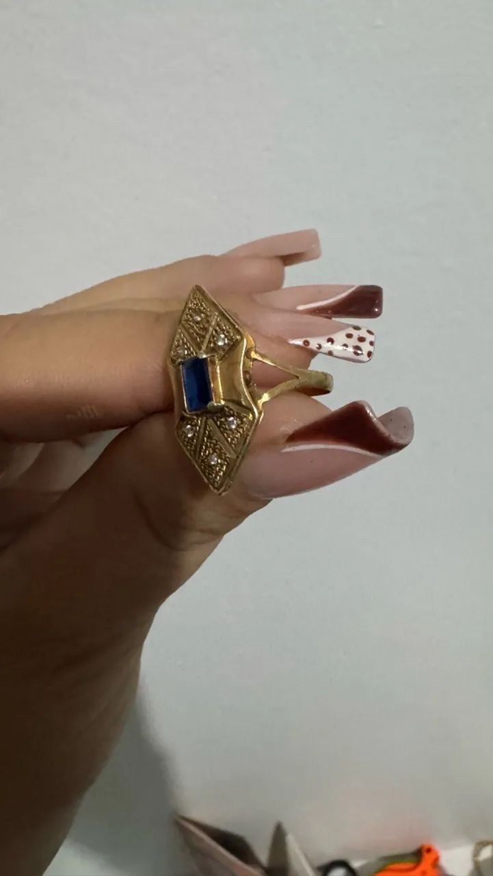 Vendo marquise de ouro 18k - Foto 2