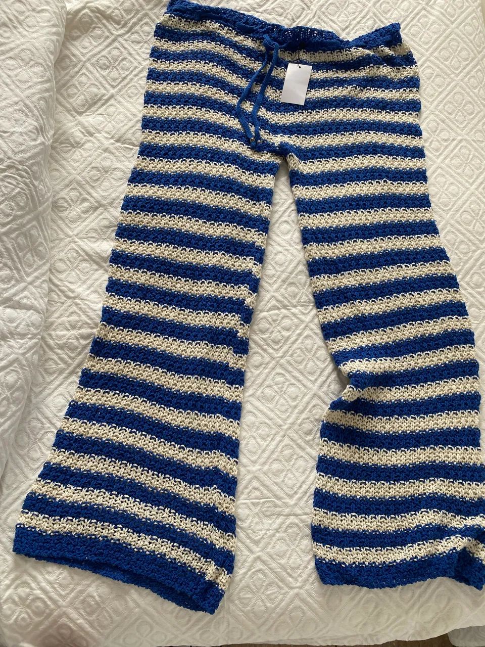 Calça saída de Praia crochê  - Foto 2