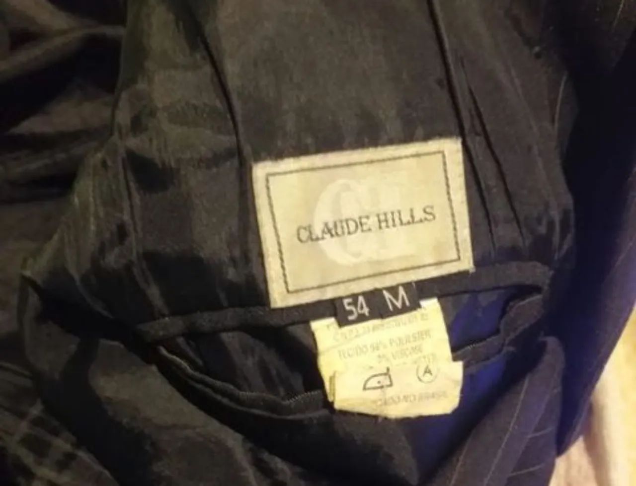 Blazer preto plus size risca de giz Claude Hills  - Foto 3