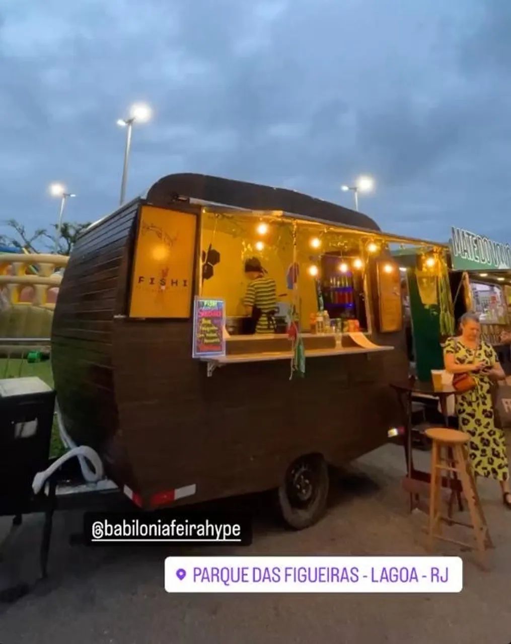 Treiler de lanches / food truck 