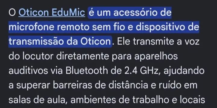 Microfone para aparelho auditivo oticon edumic - Foto 6