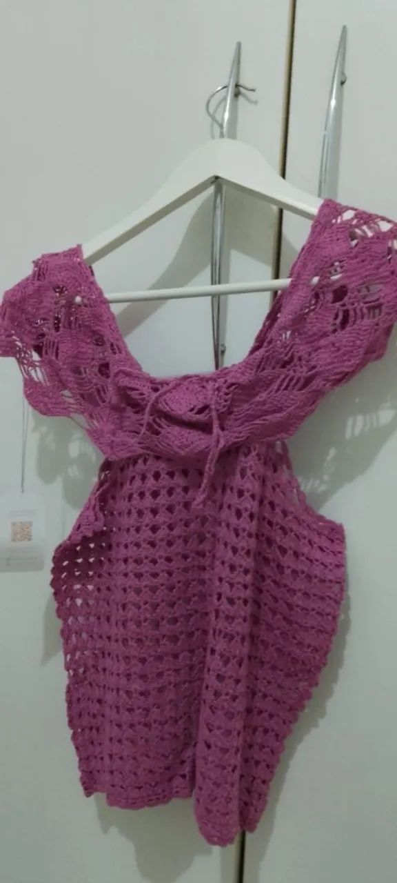 Blusa de crochê  - Foto 2