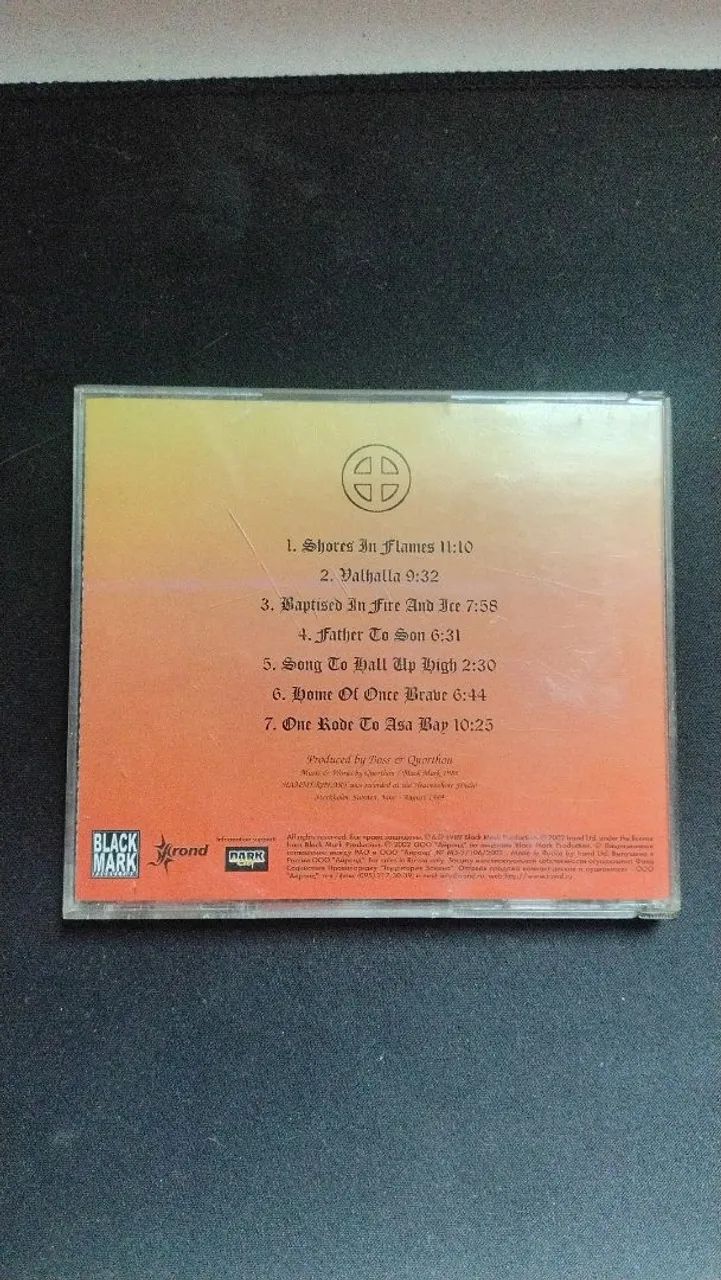 CD do álbum Hammerheart(1990) de Bathory original  - Foto 2