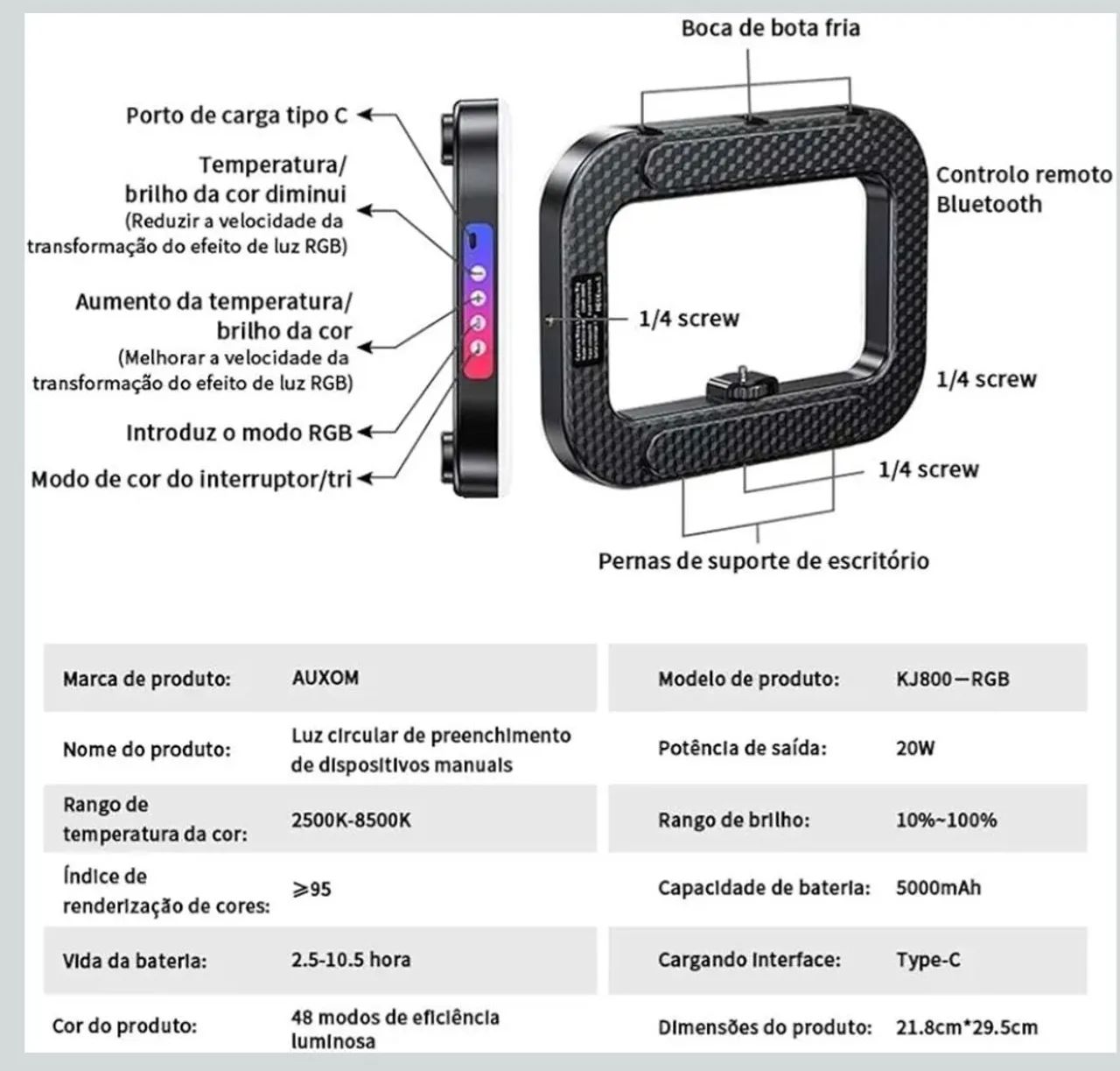 LED Ring fill light