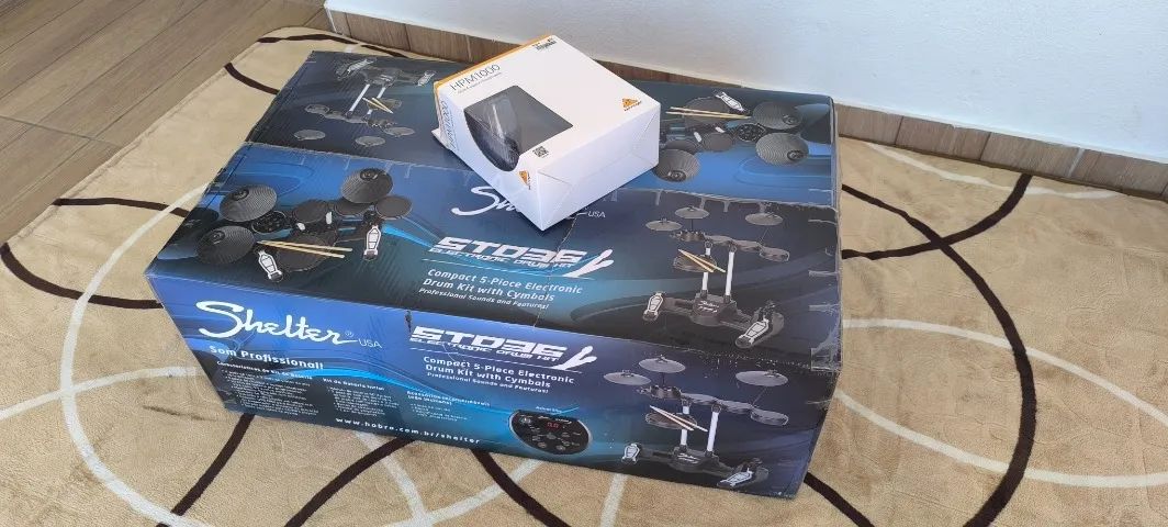 Shelter Bateria Eletrônica Compacta - Praticamente sem uso - Foto 4