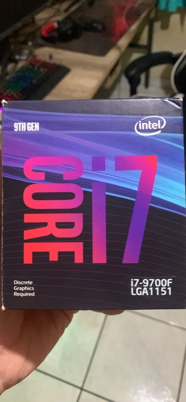Processador Intel i7-9700F 3GHZ