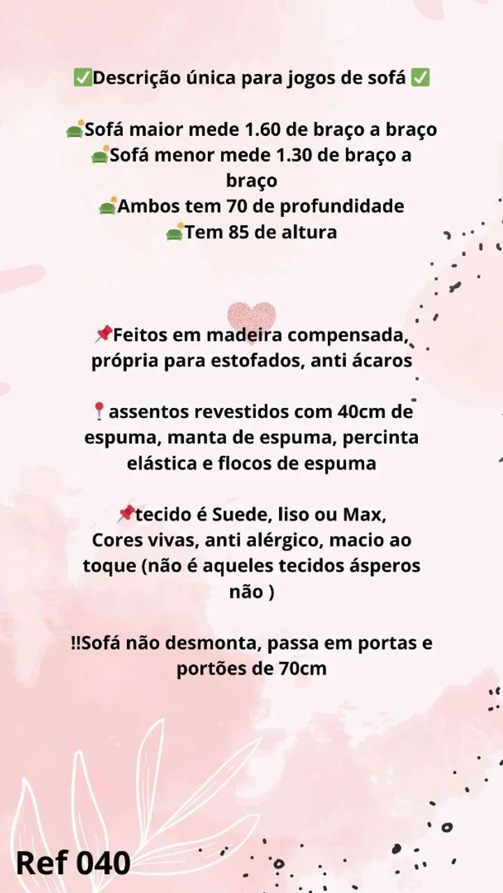 Conjunto Xaropinho sofá 2 e 3 lugares suede  / várias cores / pague na entrega  - Foto 5