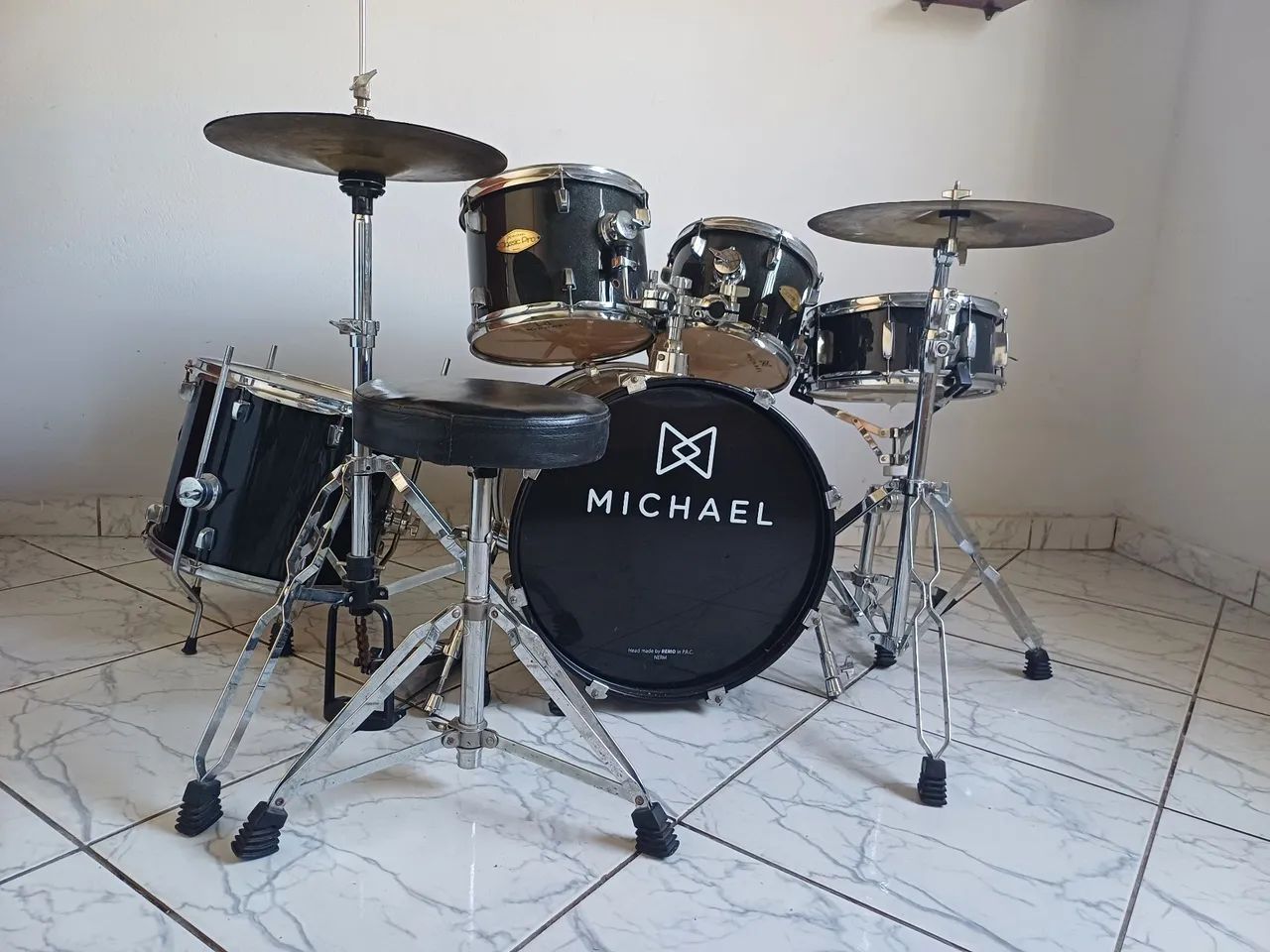 Bateria da marca Michael, pro seu filho ou vc arrasar - Foto 4