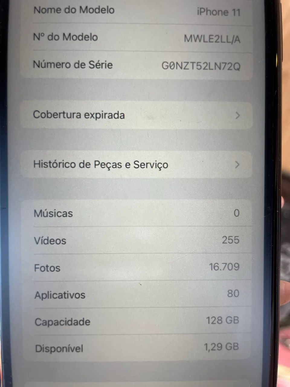 iPhone 11 funcionando perfeitamente!!! 128gb - Foto 3