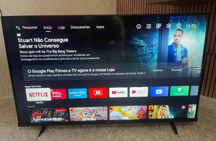 Smart TV Samsung 43 polegadas perfeita - Foto 2