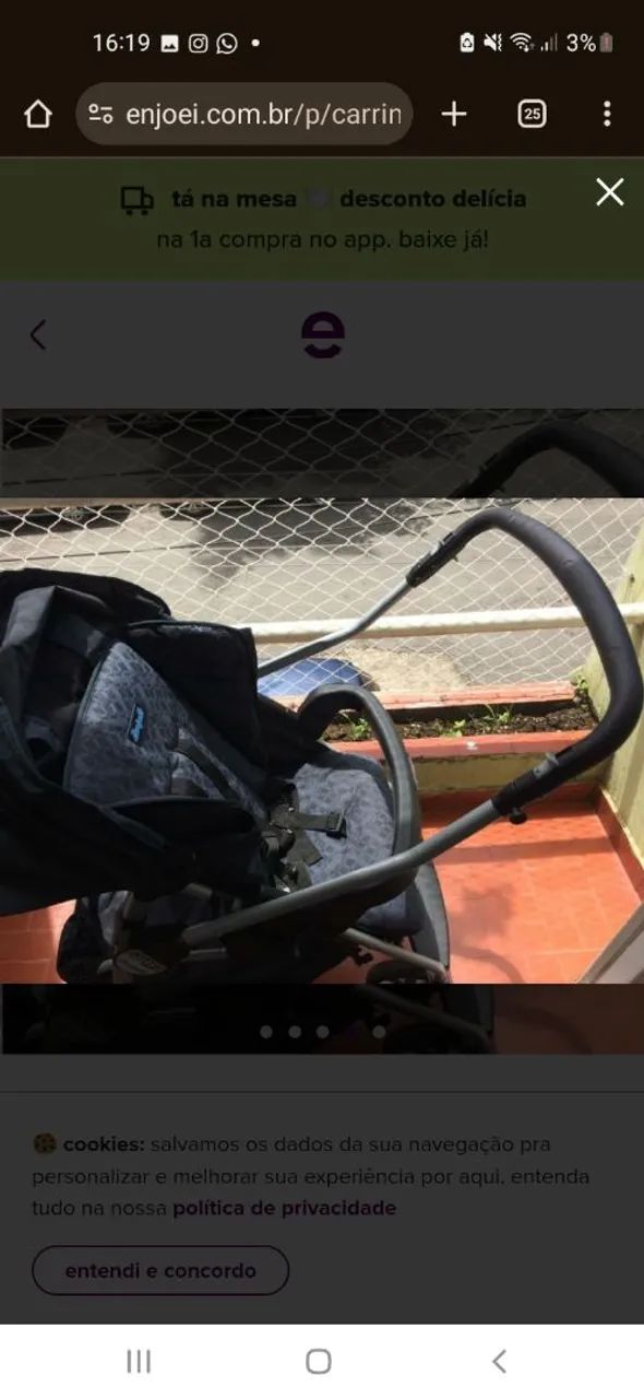 Carrinho de bebê  - Foto 2
