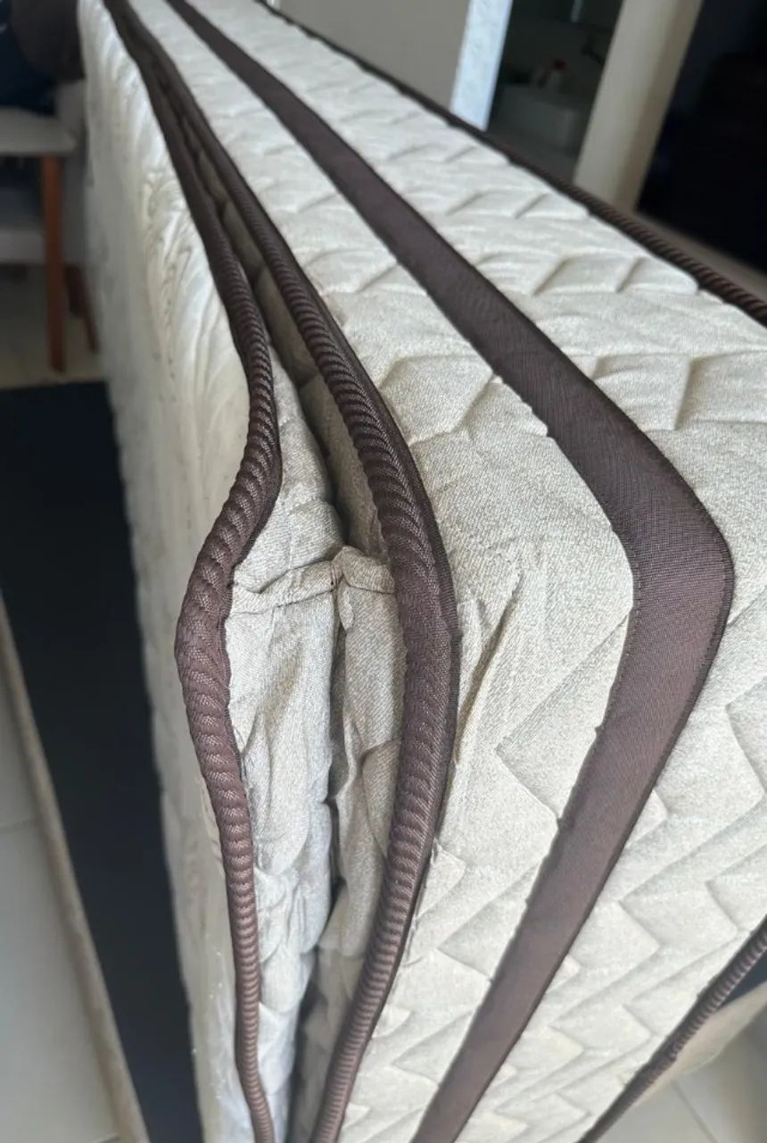 Colchão de Solteiro Plus D28 + Base (Perfeitas condições)  - Foto 2